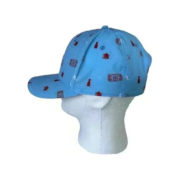 Pukka Mens Hat Snapback North Carolina Logo Baseball Cap UNC Hockey Print - Picture 2 of 7